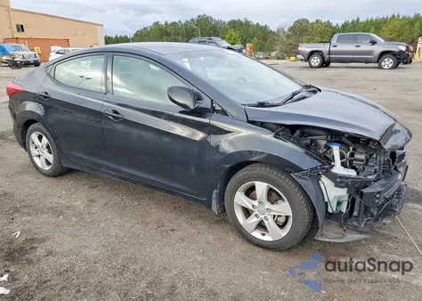 2013 Hyundai Elantra Gls z USA, uszkodzony, nr VIN 5NPDH4AE4DH371361